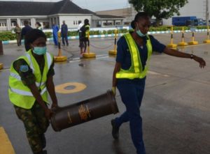 NAF Women of War Preparing Arms and Ammunition for military Operation