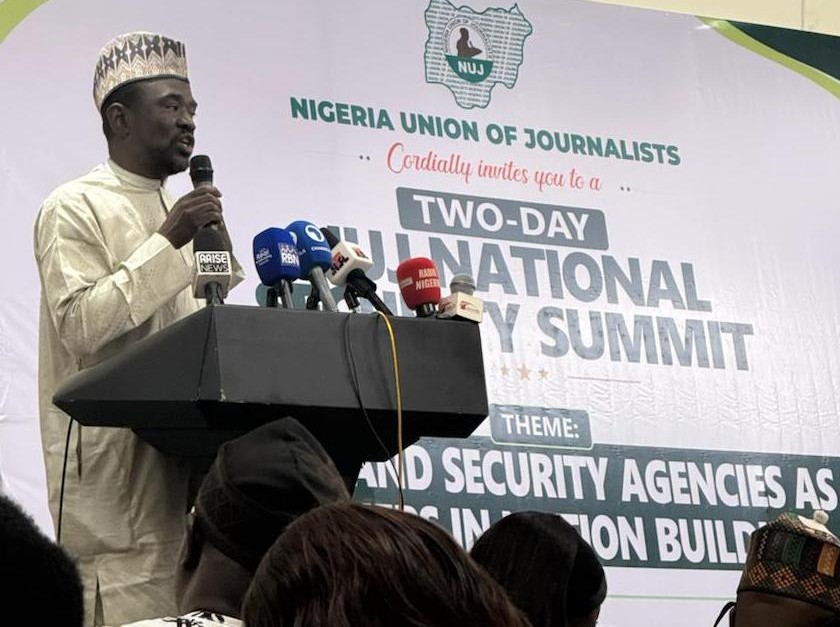 Yushau A. Shuaib at NUJ Security Summit